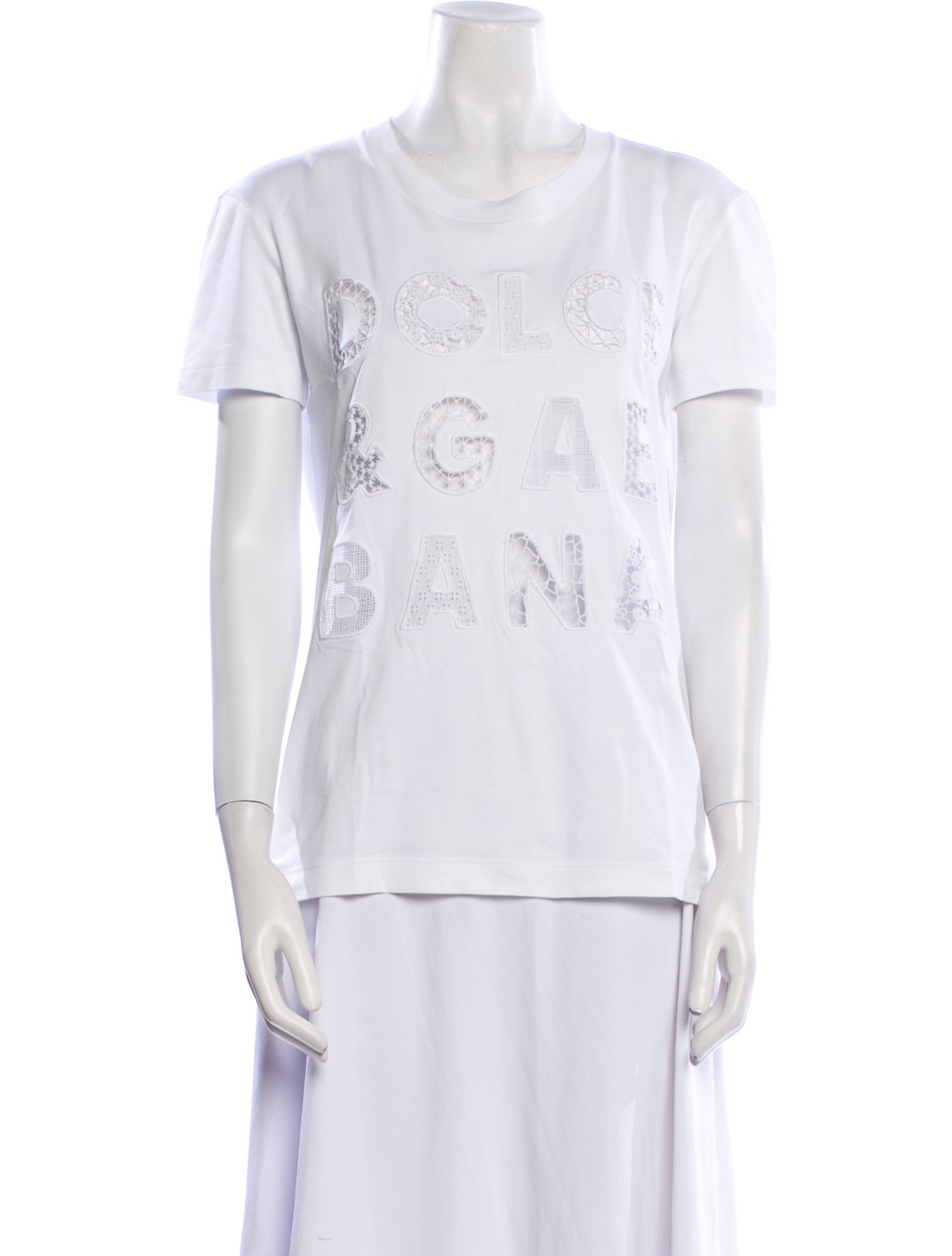 Dolce & Gabbana Graphic Print Crew Neck T-Shirt