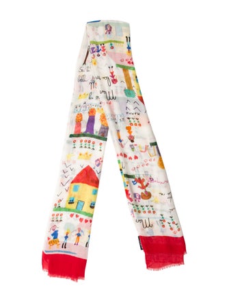 Dolce & Gabbana Silk Printed Scarf