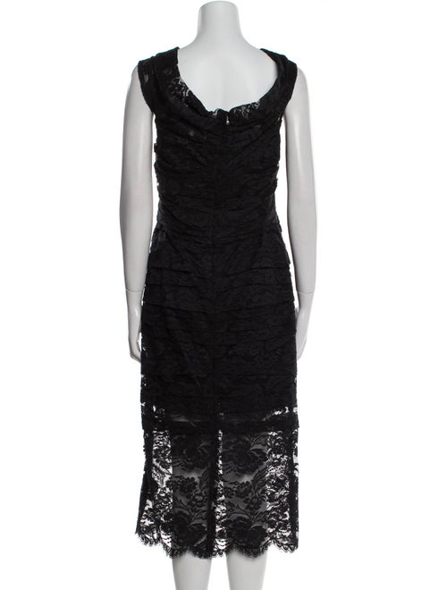 Dolce & Gabbana V-Neck Midi Length Dress