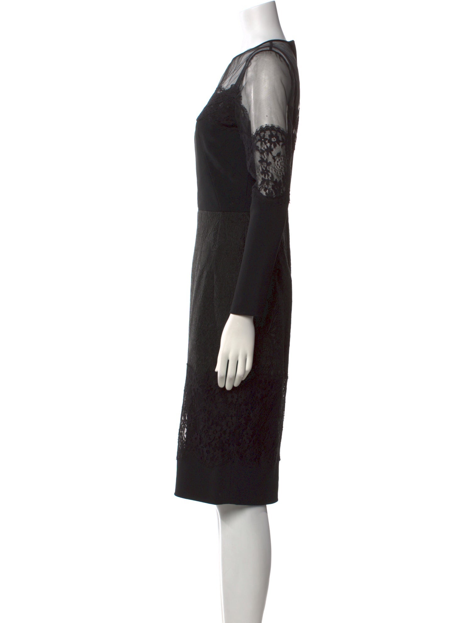 Dolce & Gabbana Lace Pattern Knee-Length Dress