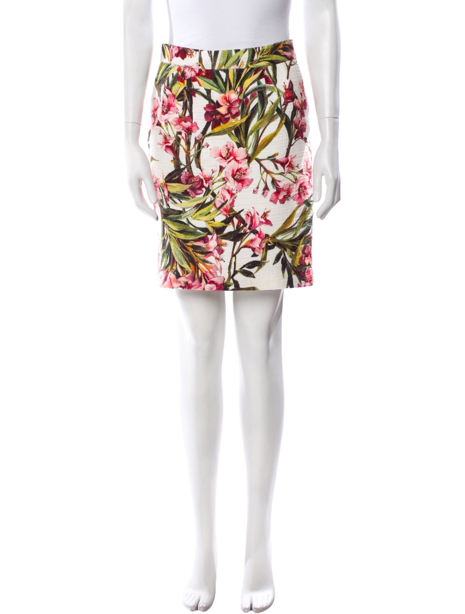 Dolce & Gabbana Floral Print Mini Skirt