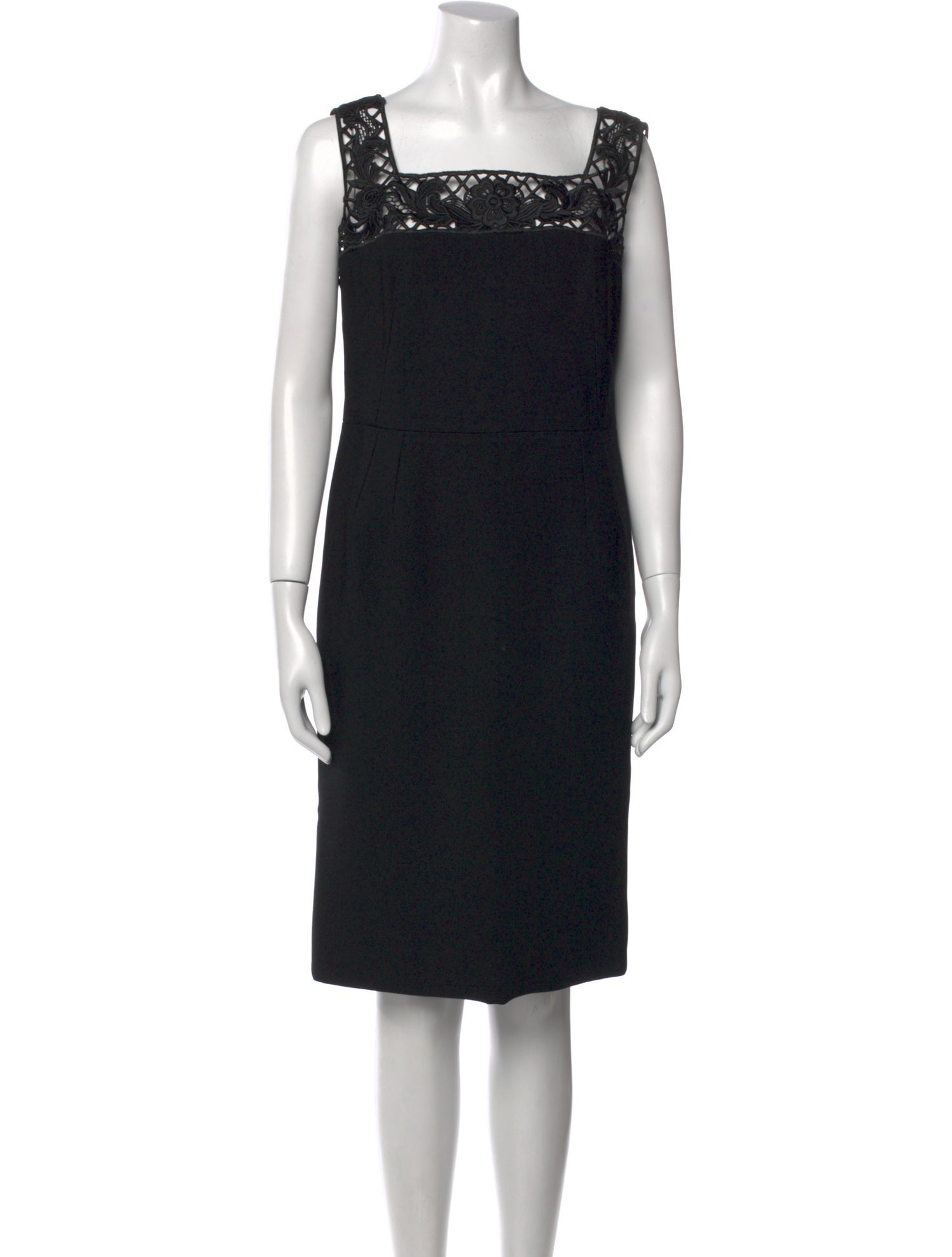 Dolce & Gabbana Square Neckline Knee-Length Dress