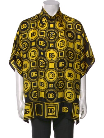 Dolce & Gabbana Silk Printed Shirt