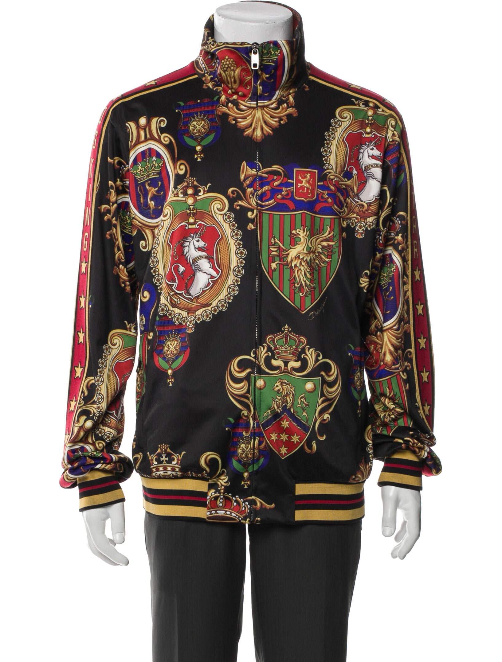 Dolce & Gabbana Printed Bomber Jacket