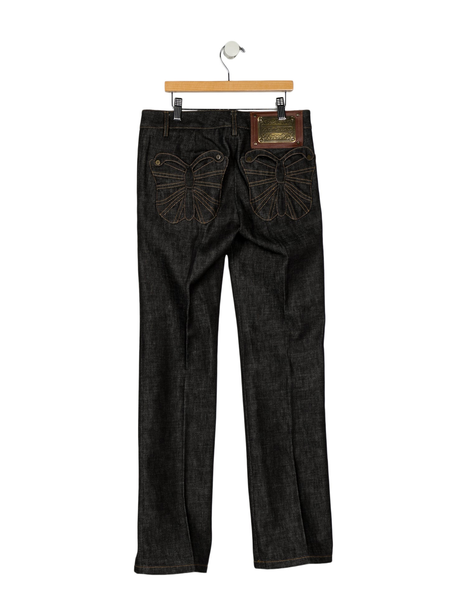 Dolce & Gabbana Mid-Rise Straight Leg Jeans