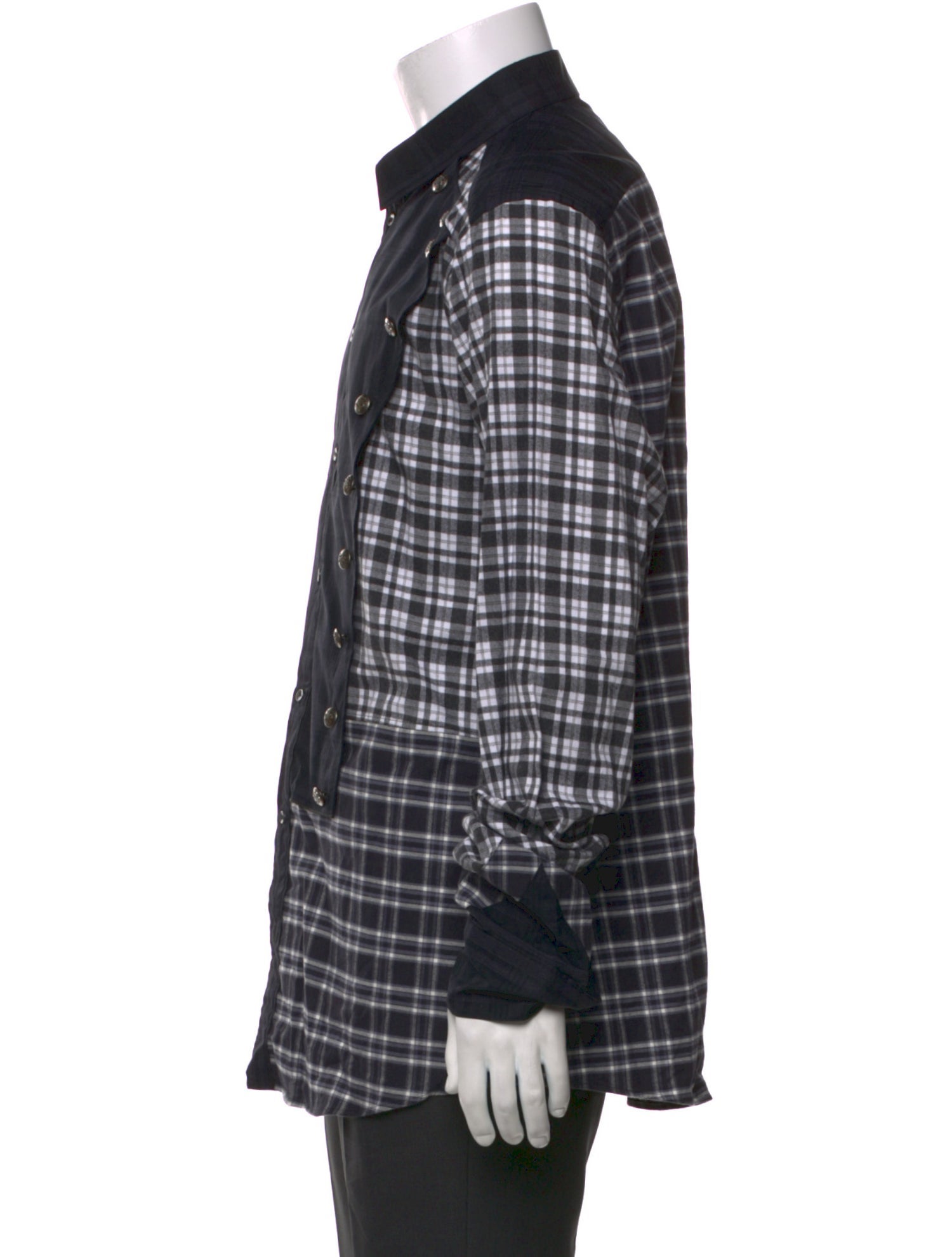 Dolce & Gabbana Plaid Print Long Sleeve Shirt