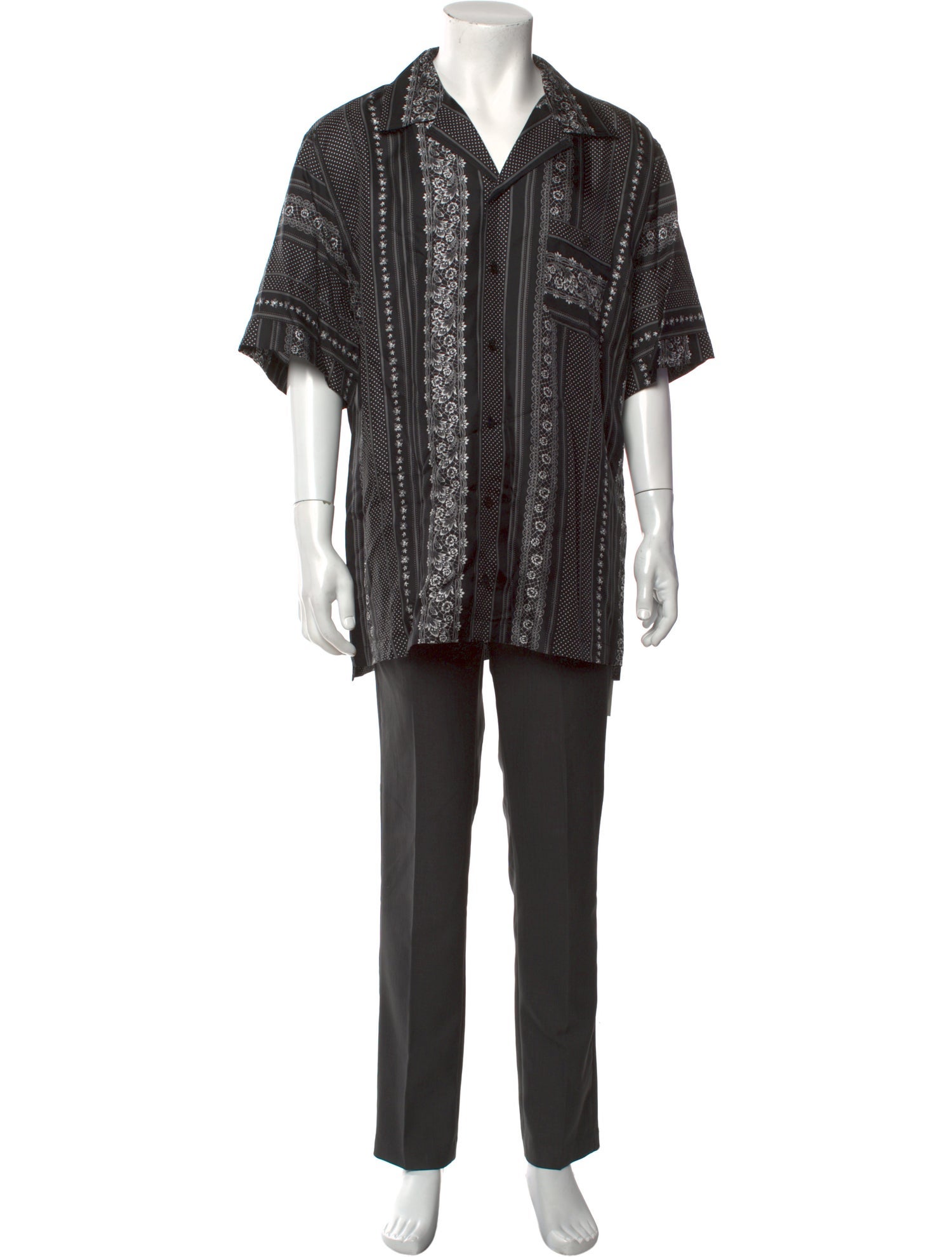 Dolce & Gabbana Silk Printed Shirt