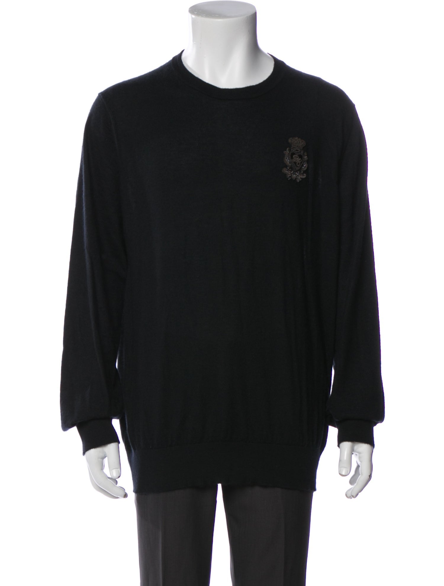 Dolce & Gabbana Cashmere Crew Neck Pullover