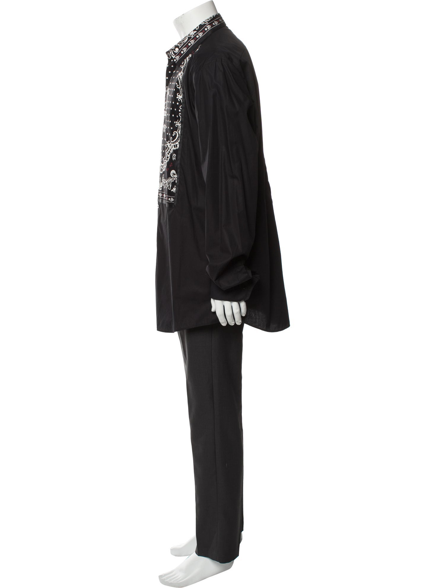 Dolce & Gabbana Graphic Print Long Sleeve Shirt