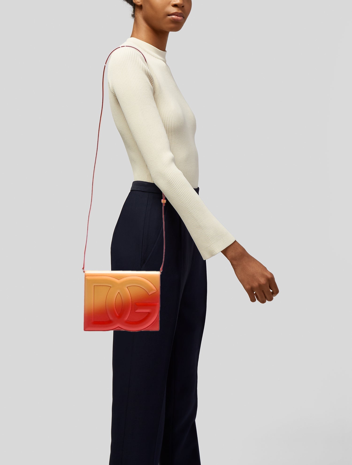 Dolce & Gabbana Leather Crossbody Bag w/ Tags