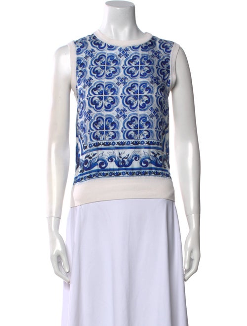 Dolce & Gabbana Silk Printed Top