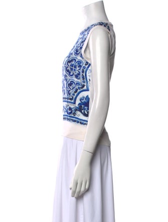 Dolce & Gabbana Silk Printed Top