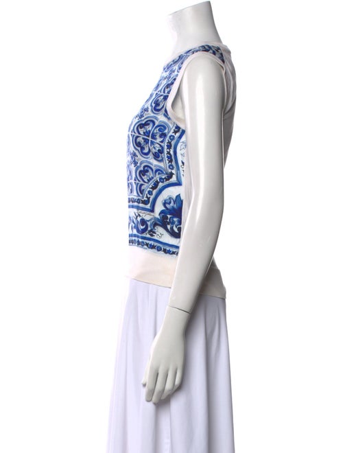 Dolce & Gabbana Silk Printed Top