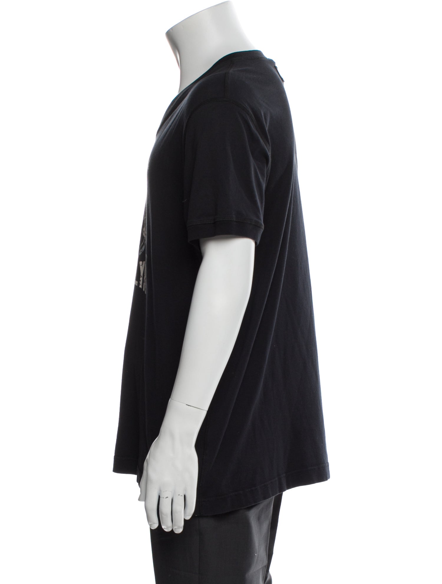 Dolce & Gabbana Graphic Print V-Neck T-Shirt