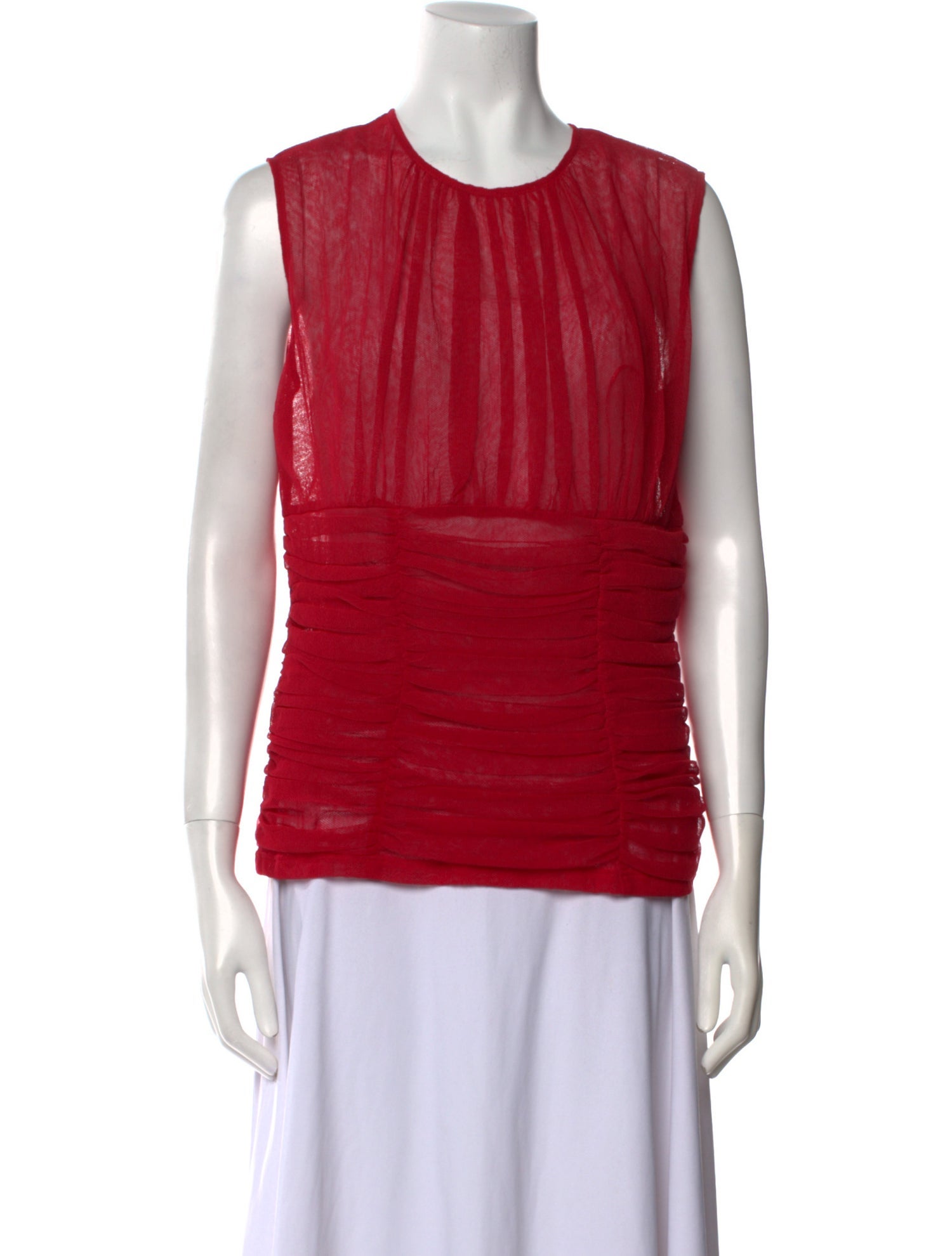 Dolce & Gabbana Crew Neck Sleeveless Top