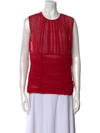 Dolce & Gabbana Crew Neck Sleeveless Top