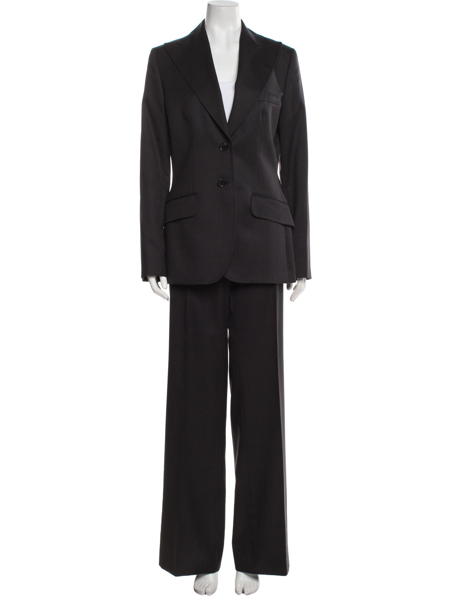 Dolce & Gabbana Virgin Wool Printed Pantsuit