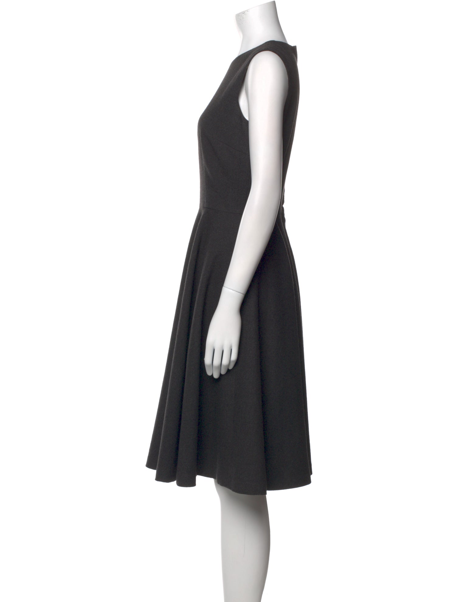 Dolce & Gabbana Virgin Wool Knee-Length Dress