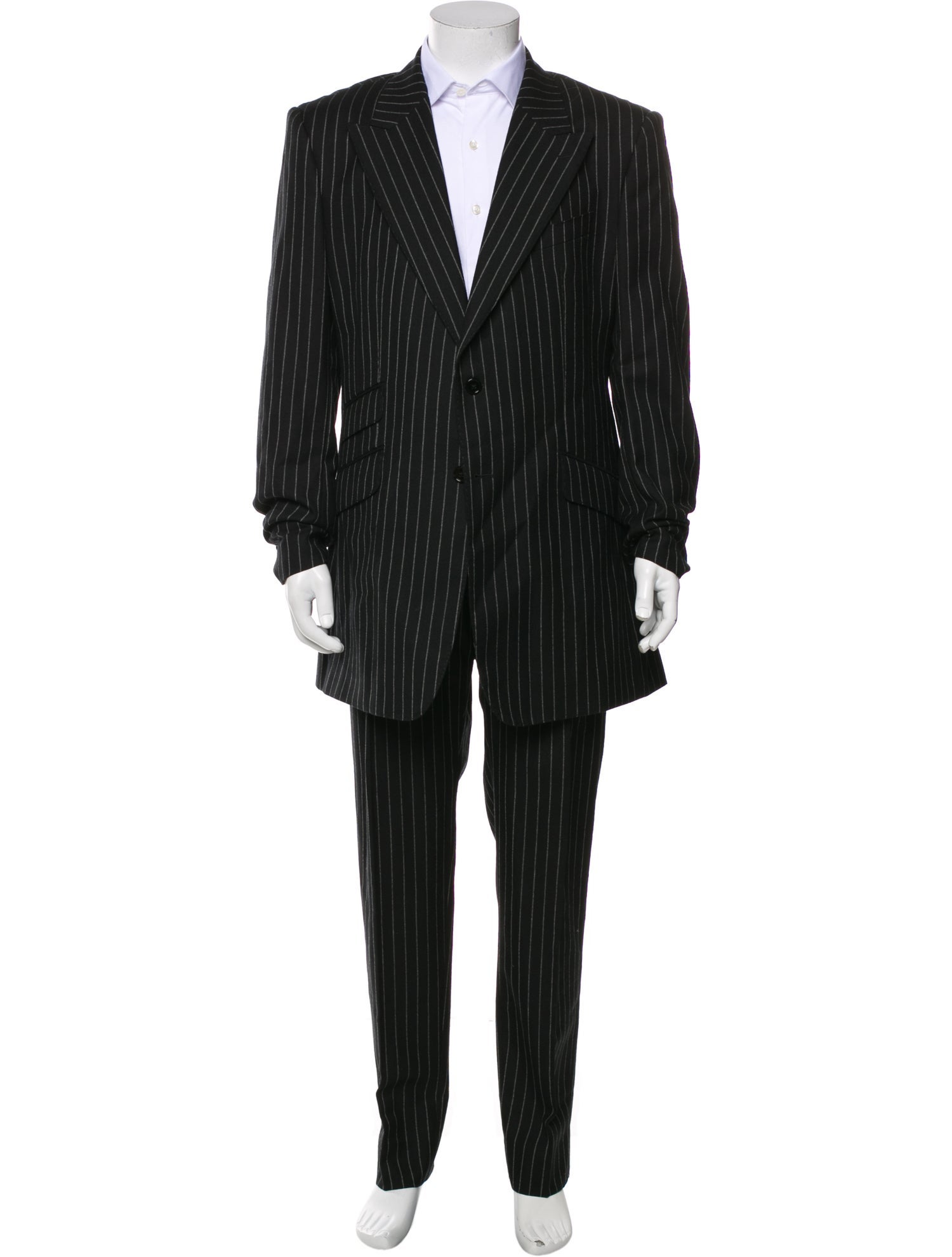 Dolce & Gabbana Wool Striped Two-Piece Suit