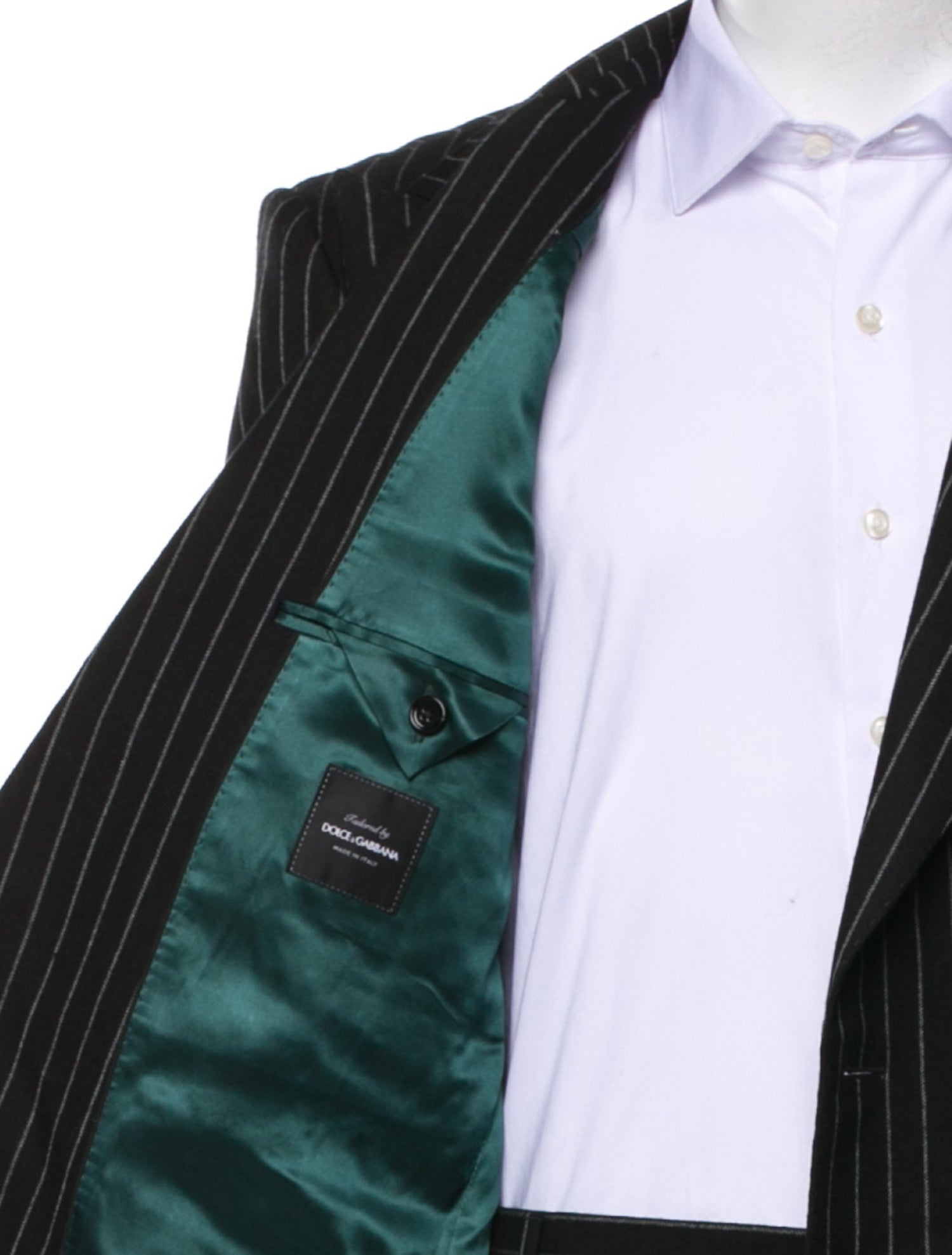 Dolce & Gabbana Wool Striped Two-Piece Suit