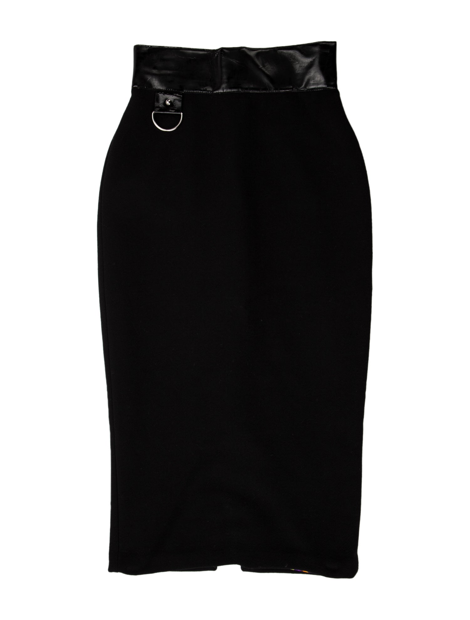 Dolce & Gabbana Virgin Wool Midi Length Skirt