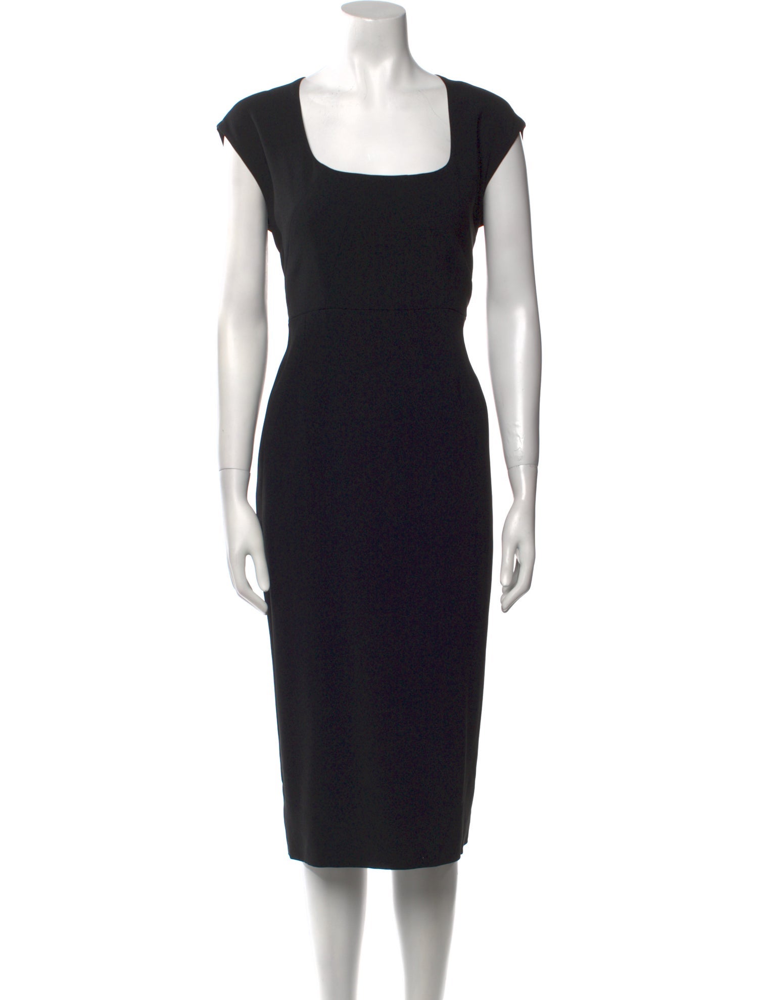 Dolce & Gabbana Square Neckline Midi Length Dress