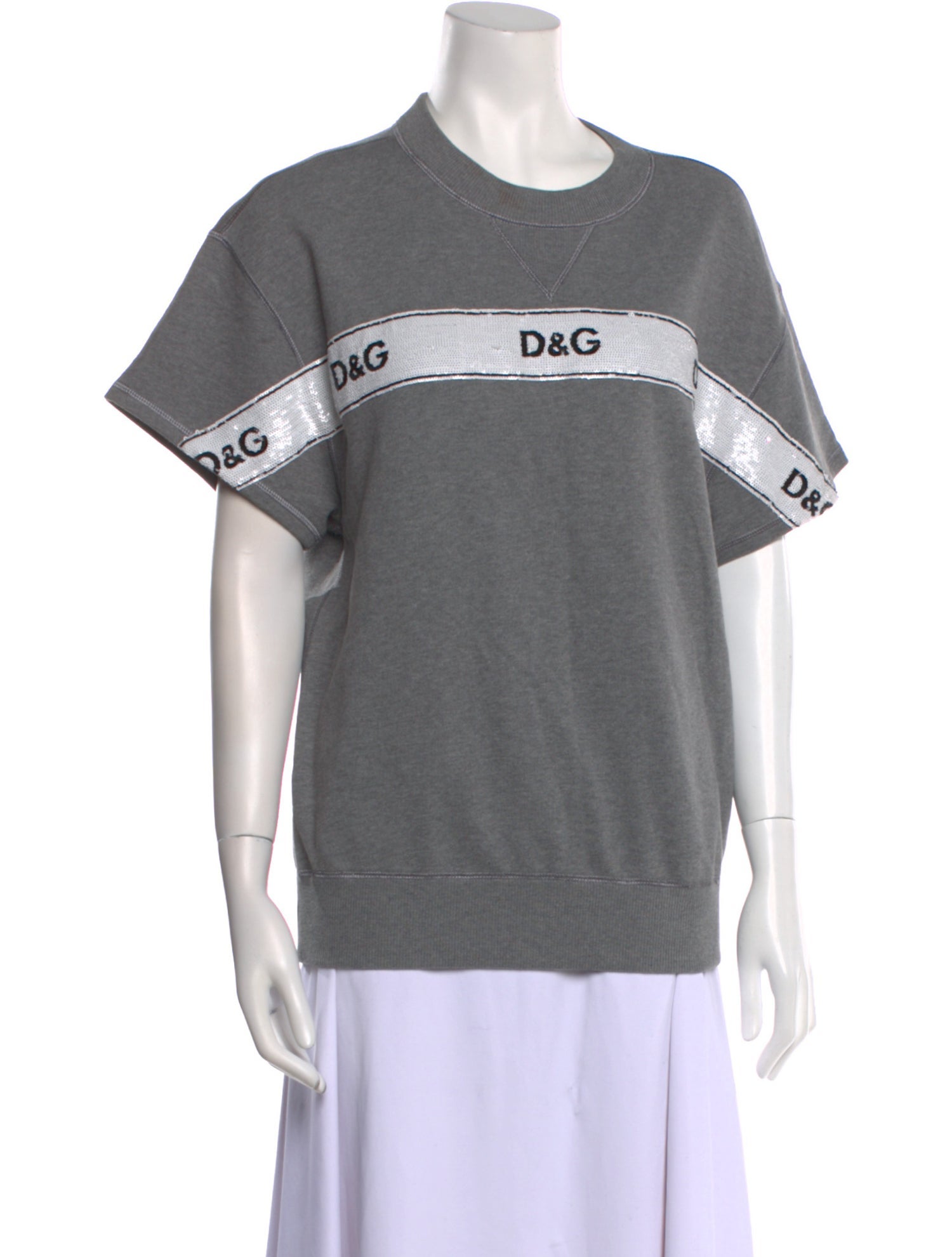 Dolce & Gabbana Graphic Print Crew Neck Sweatshirt