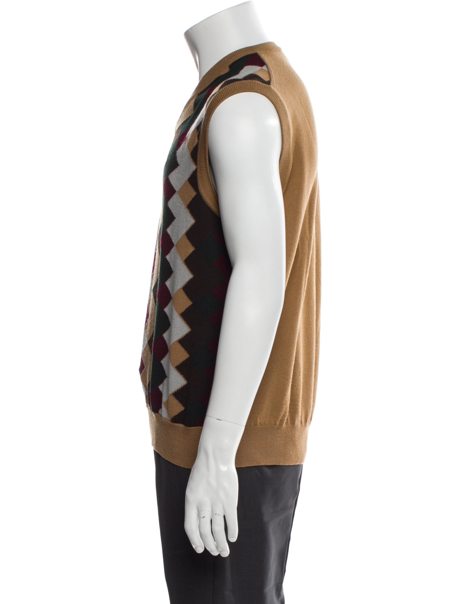 Dolce & Gabbana Printed V-Neck Sweater Vest