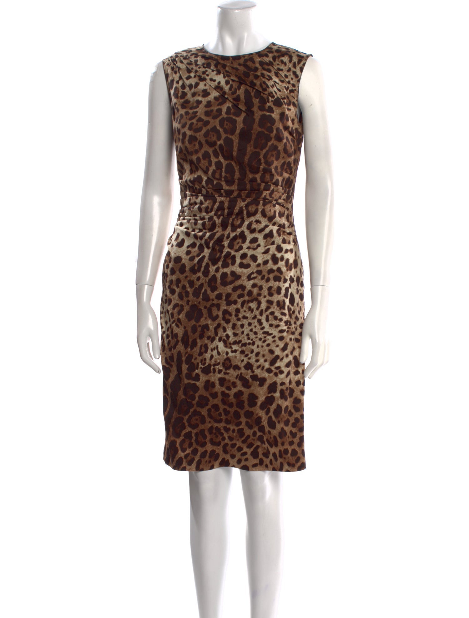 Dolce & Gabbana Silk Knee-Length Dress