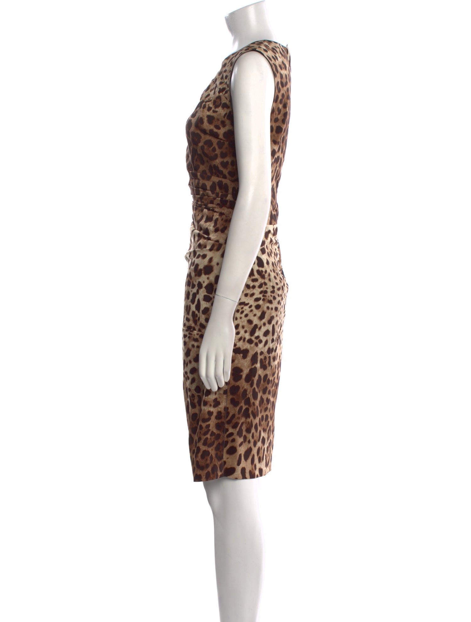 Dolce & Gabbana Silk Knee-Length Dress