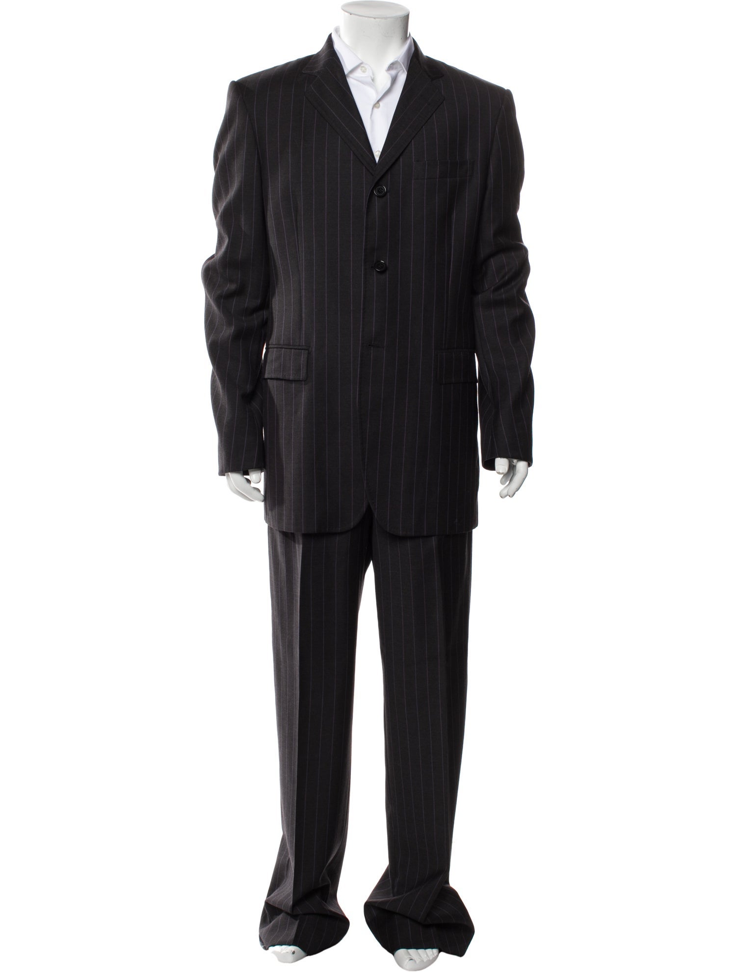 Dolce & Gabbana Wool Striped Two-Piece Suit