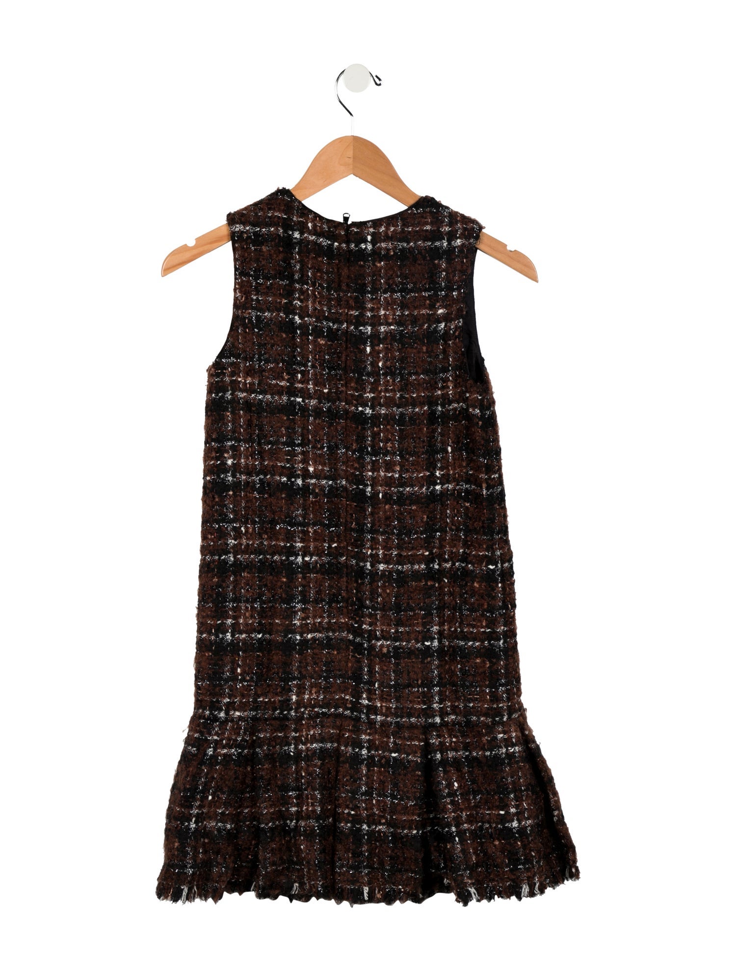 Dolce & Gabbana Girls' Tweed Sleeveless Dress