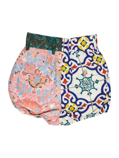 Dolce & Gabbana Printed Knee-Length Shorts