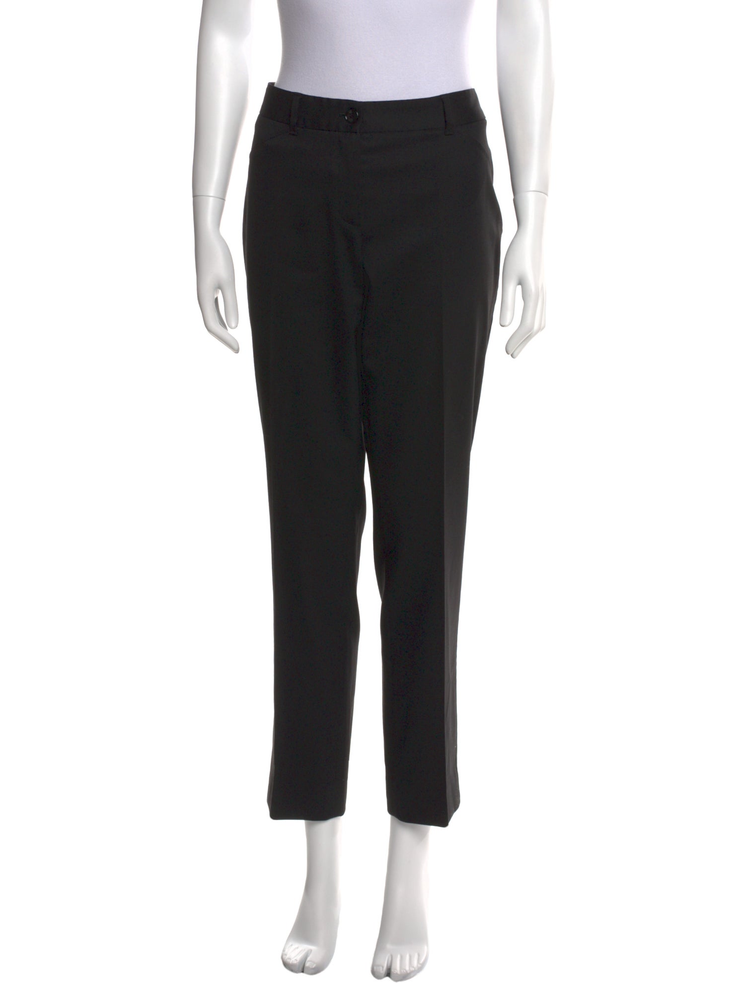Dolce & Gabbana Virgin Wool Straight Leg Pants
