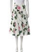 Dolce & Gabbana Floral Print Midi Length Skirt