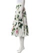 Dolce & Gabbana Floral Print Midi Length Skirt
