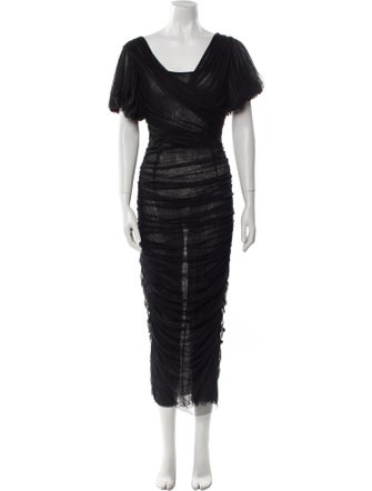 Dolce & Gabbana Silk Long Dress