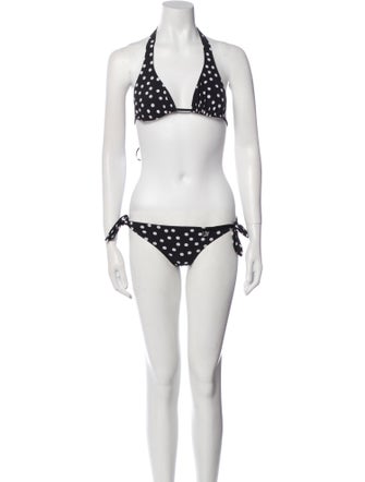 Dolce & Gabbana Polka Dot Print Bikini