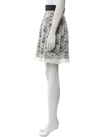 Dolce & Gabbana Lace Pattern Mini Skirt