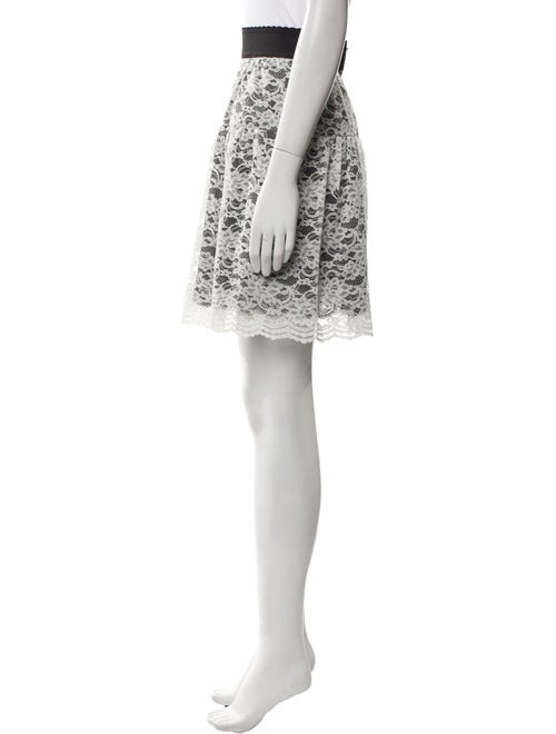 Dolce & Gabbana Lace Pattern Mini Skirt