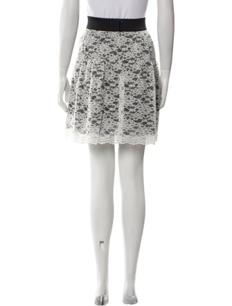 Dolce & Gabbana Lace Pattern Mini Skirt