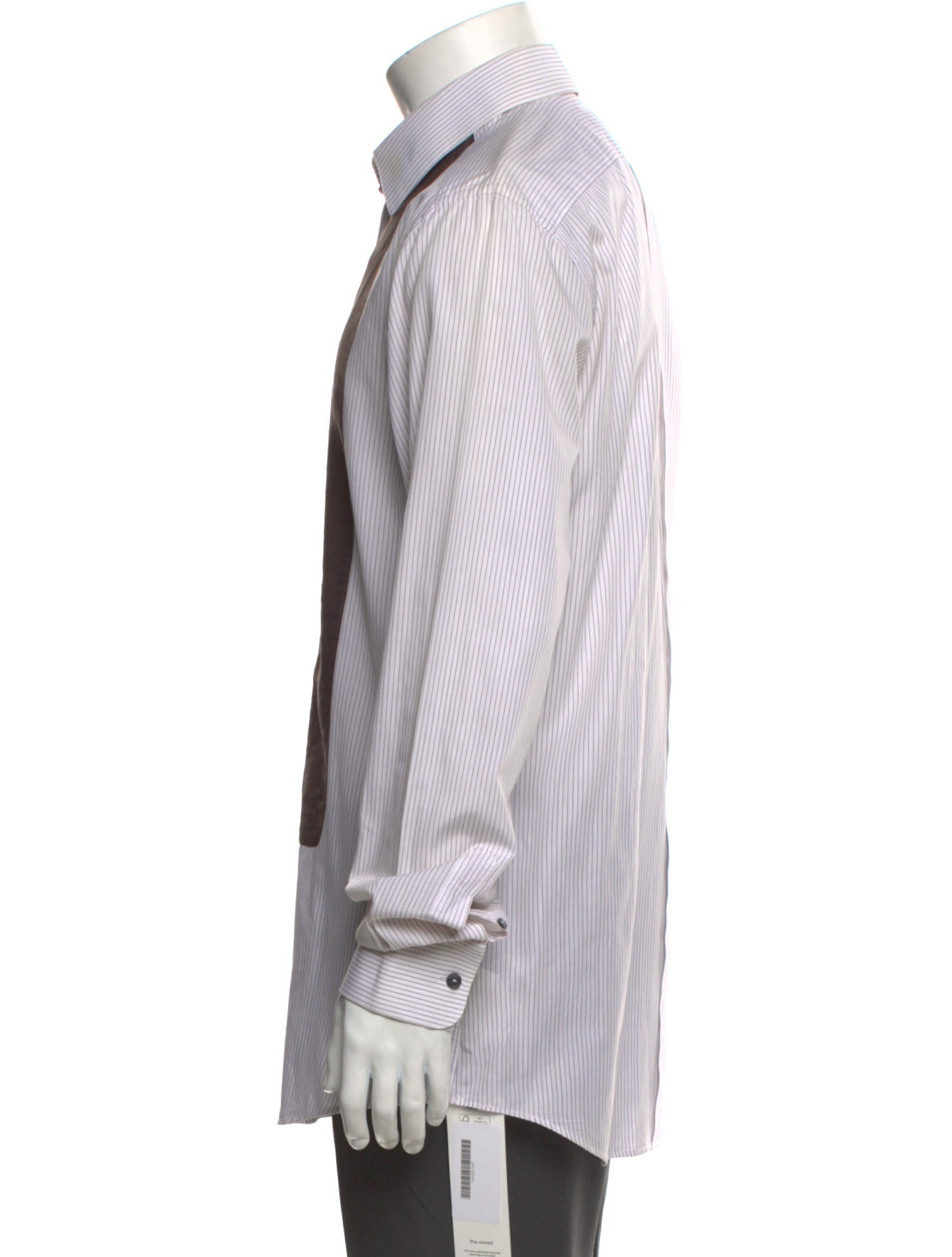 Dolce & Gabbana Striped Long Sleeve Dress Shirt
