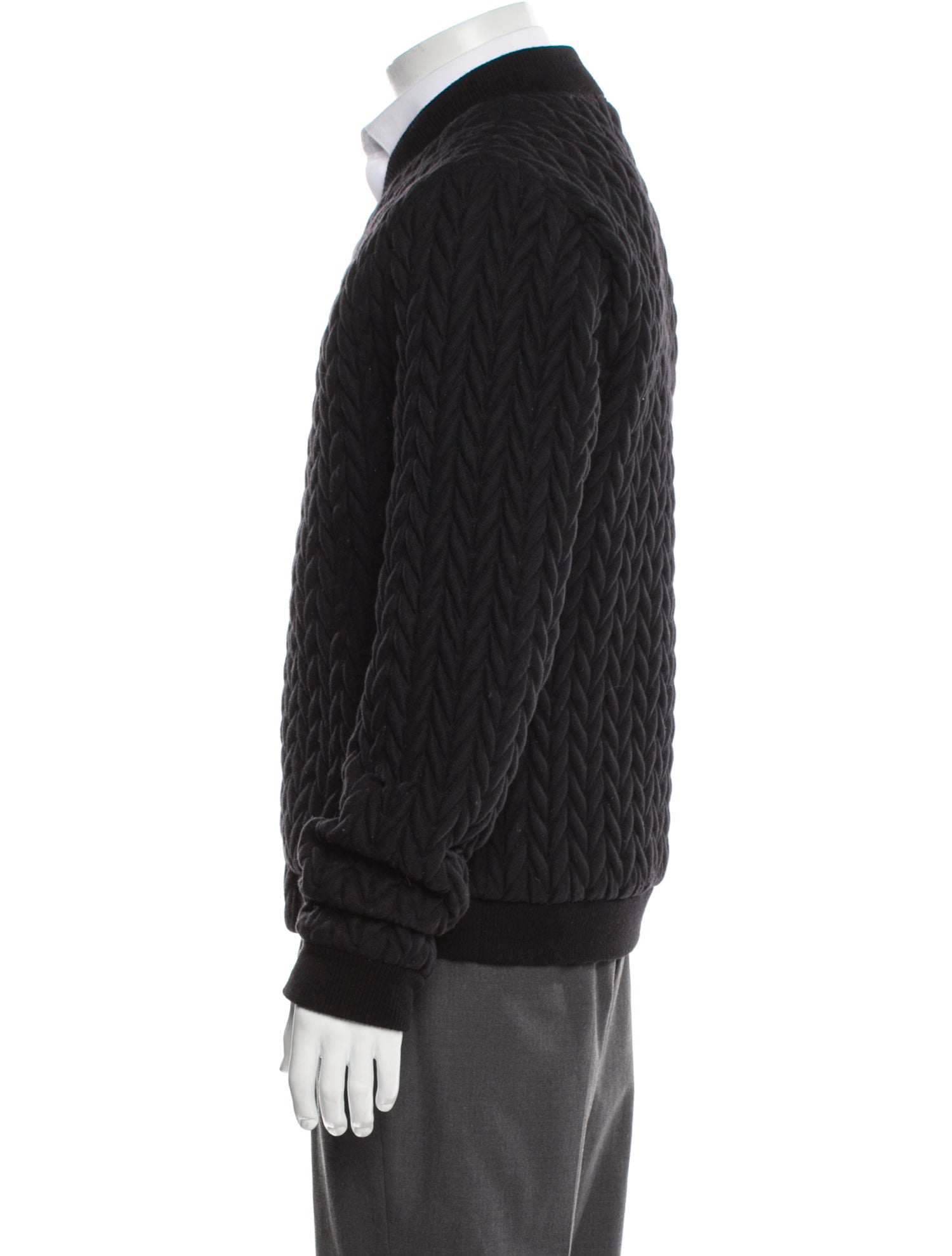 Dolce & Gabbana Virgin Wool Bomber Jacket