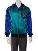 Dolce & Gabbana Colorblock Pattern Windbreaker