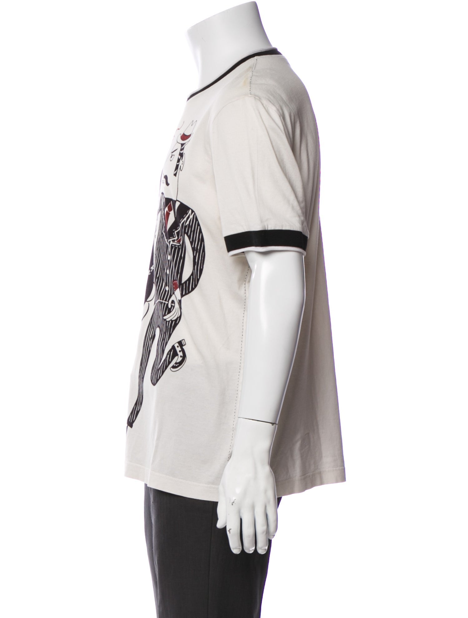 Dolce & Gabbana Graphic Print Crew Neck T-Shirt