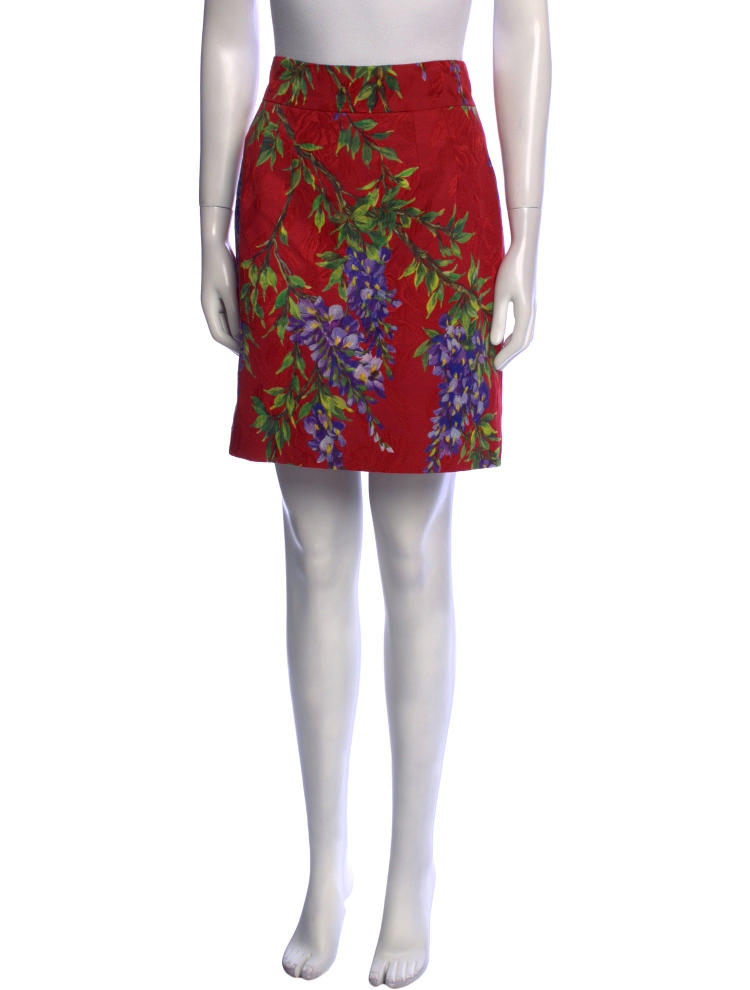 Dolce & Gabbana Floral Print Mini Skirt