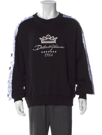 Dolce & Gabbana Printed Crew Neck Sweatshirt