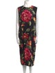 Dolce & Gabbana Silk Midi Length Dress