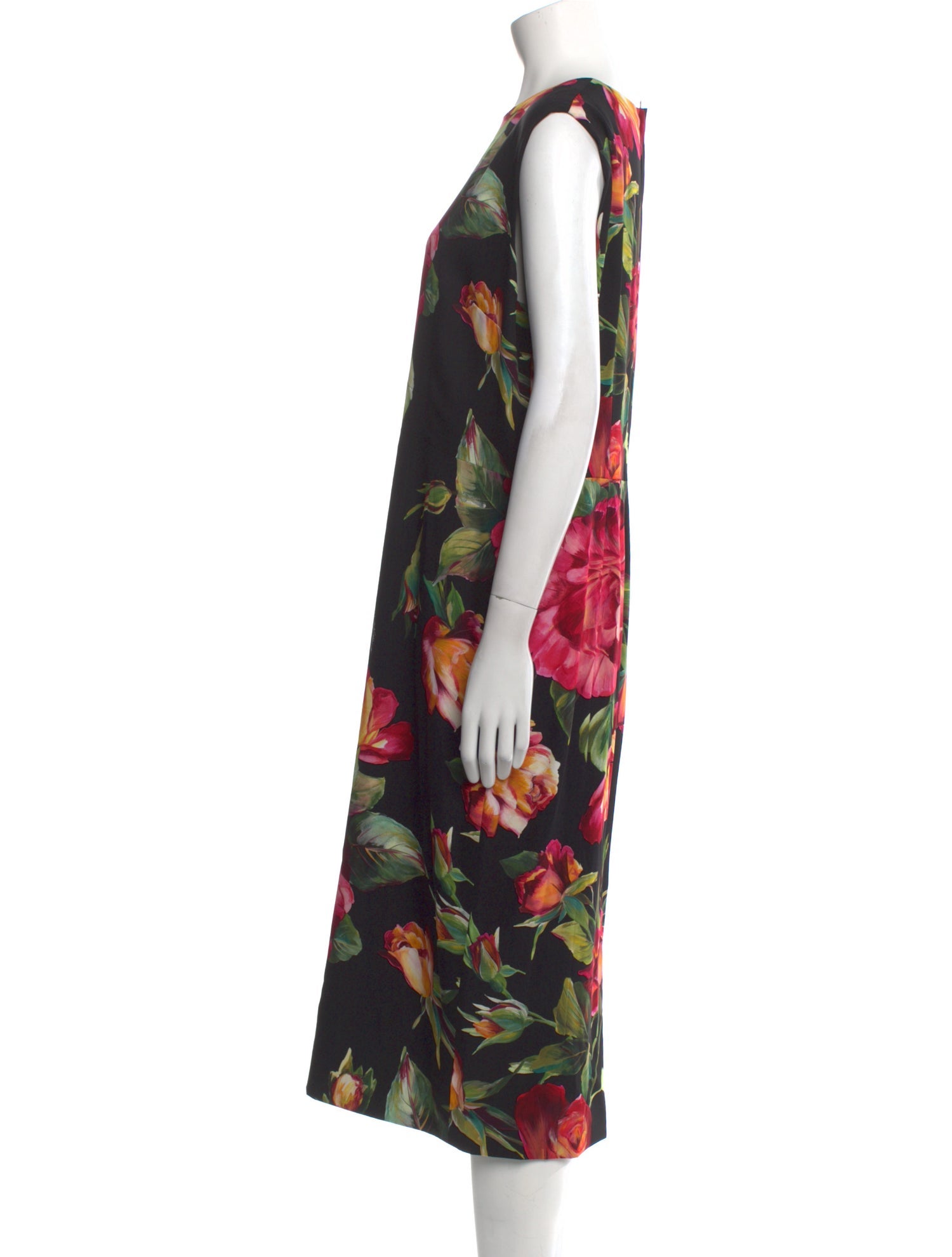 Dolce & Gabbana Silk Midi Length Dress