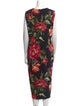 Dolce & Gabbana Silk Midi Length Dress